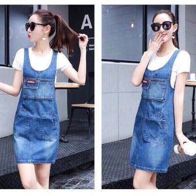 ĐẦM JEAN YẾM FORM SUÔNG PHỐI TÚI - NY826